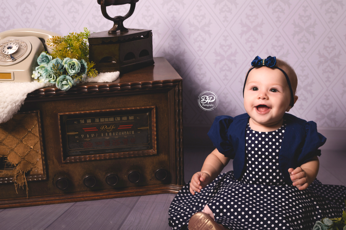 fotografia de bebês, estúdio de bebês, fotógrafo de família, acompanhamento mensal, Danilo Pinezi Fotografia, fotógrafo newborn, ensaio vintage, anos 60