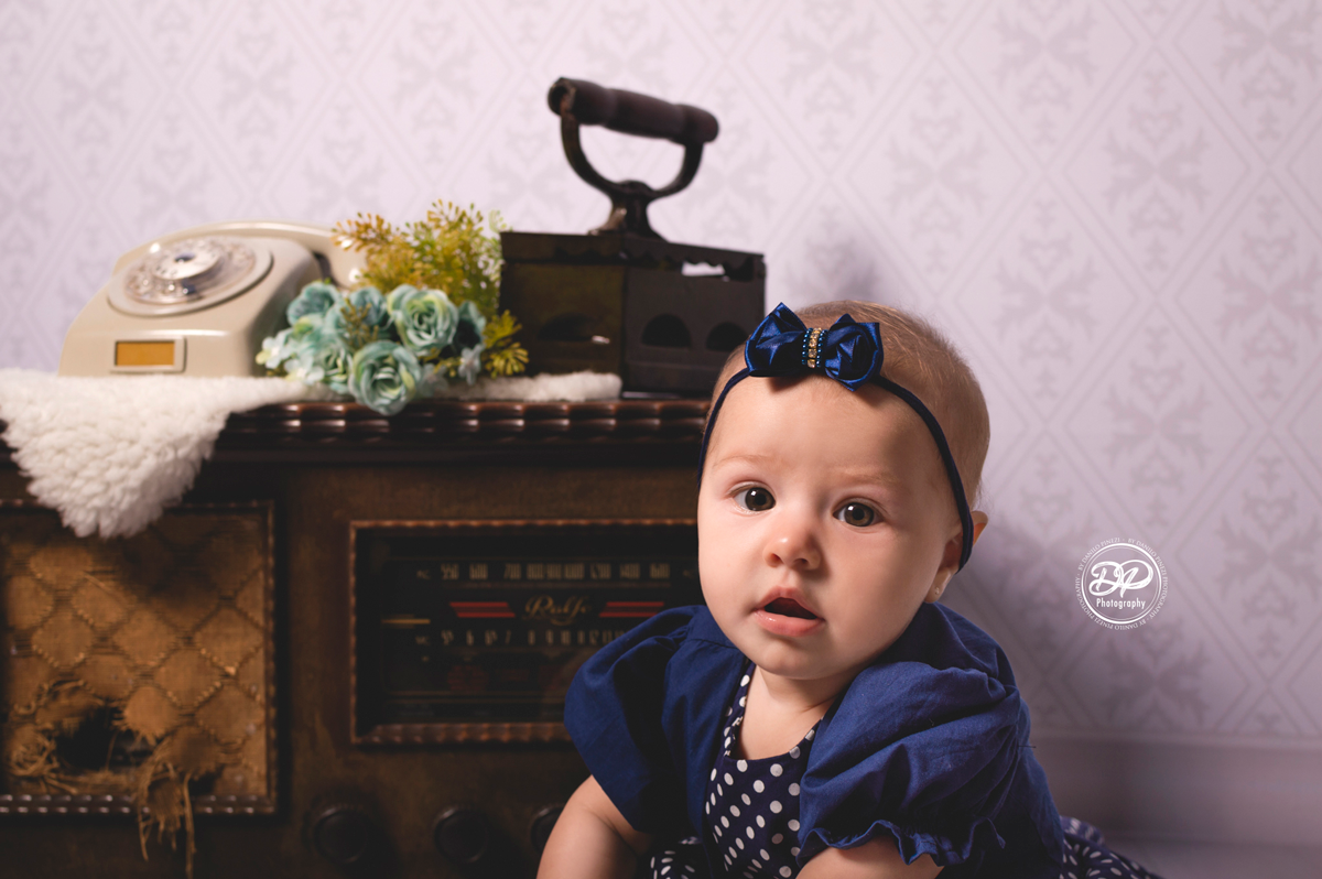 fotografia de bebês, estúdio de bebês, fotógrafo de família, acompanhamento mensal, Danilo Pinezi Fotografia, fotógrafo newborn, ensaio vintage, anos 60