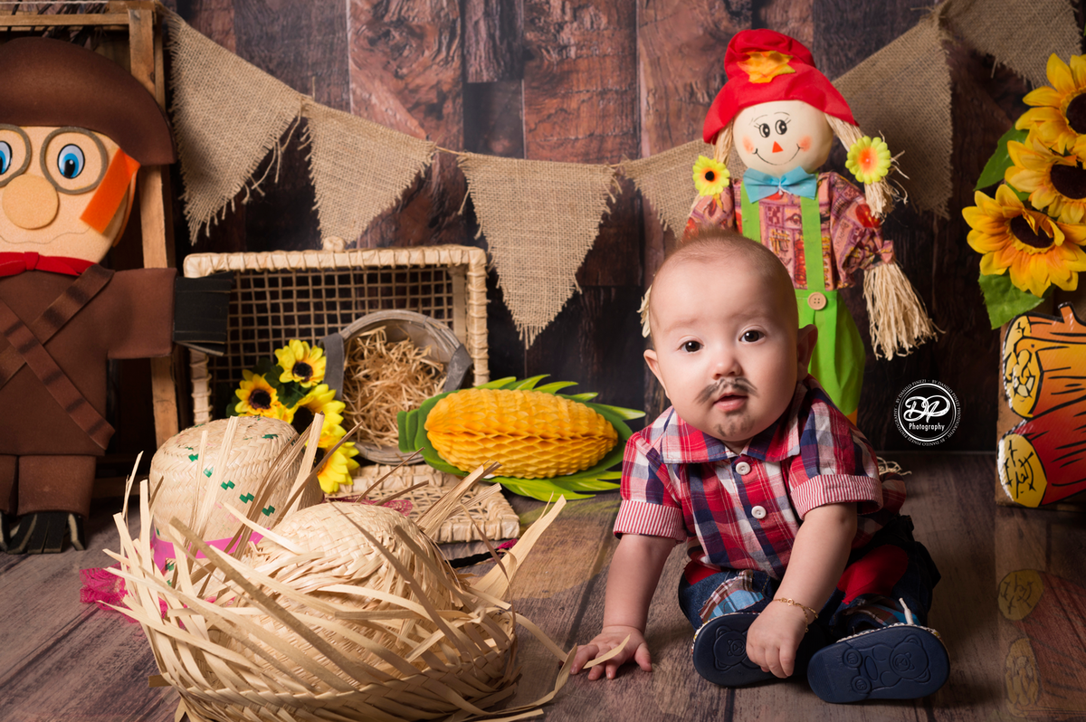 newborn, acompanhamento mensal, fotografia de bebês, fotografia de família, família, bebês, festa junina, arraiá, festa caipira, ensaio fotográfico junino
