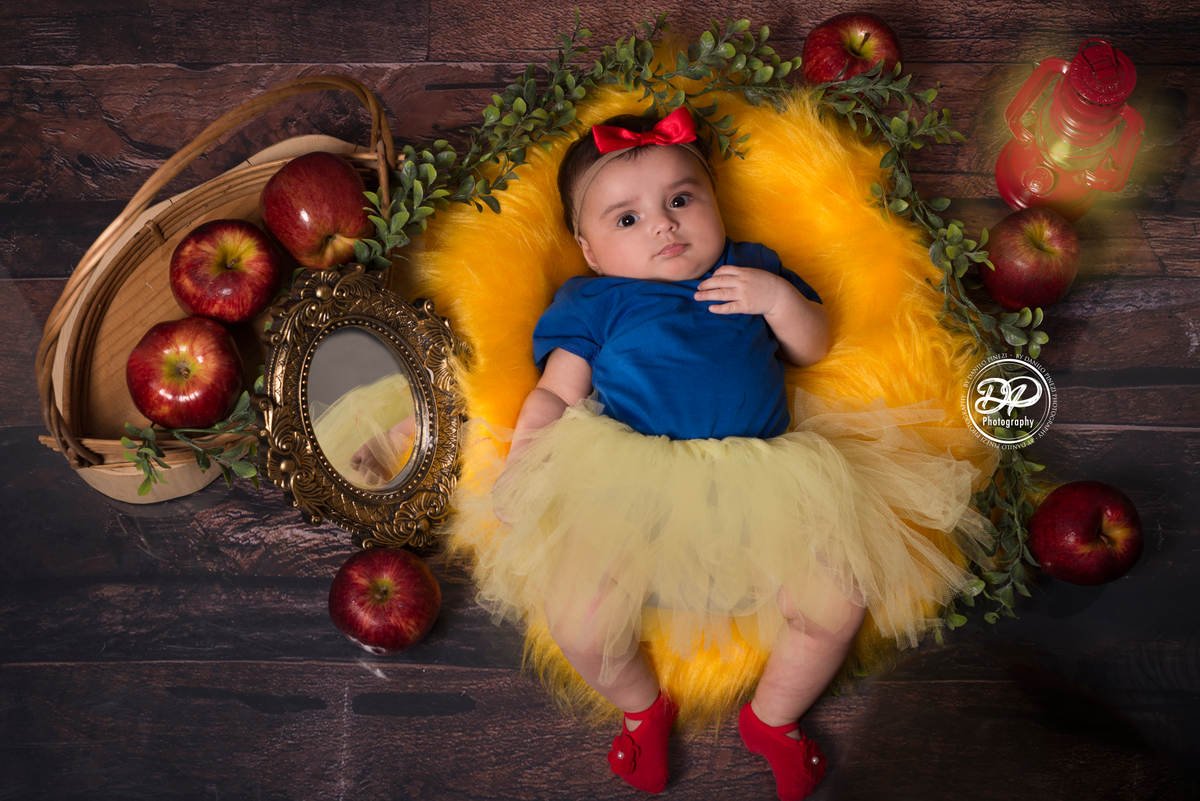 acompanhamento mensal, bebês, fotografia de bebês, fotógrafo de bebês, estúdio fotográfico bariri/jaú, danilo pinezi fotografia, branca de neve