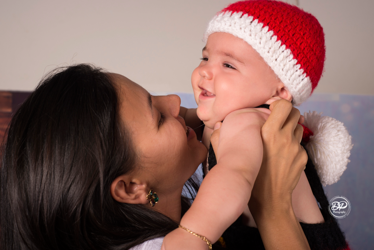 Sessão Natalina de menino em Estúdio, feita no estúdio Danilo Pinezi Fotografia em Bariri/SP