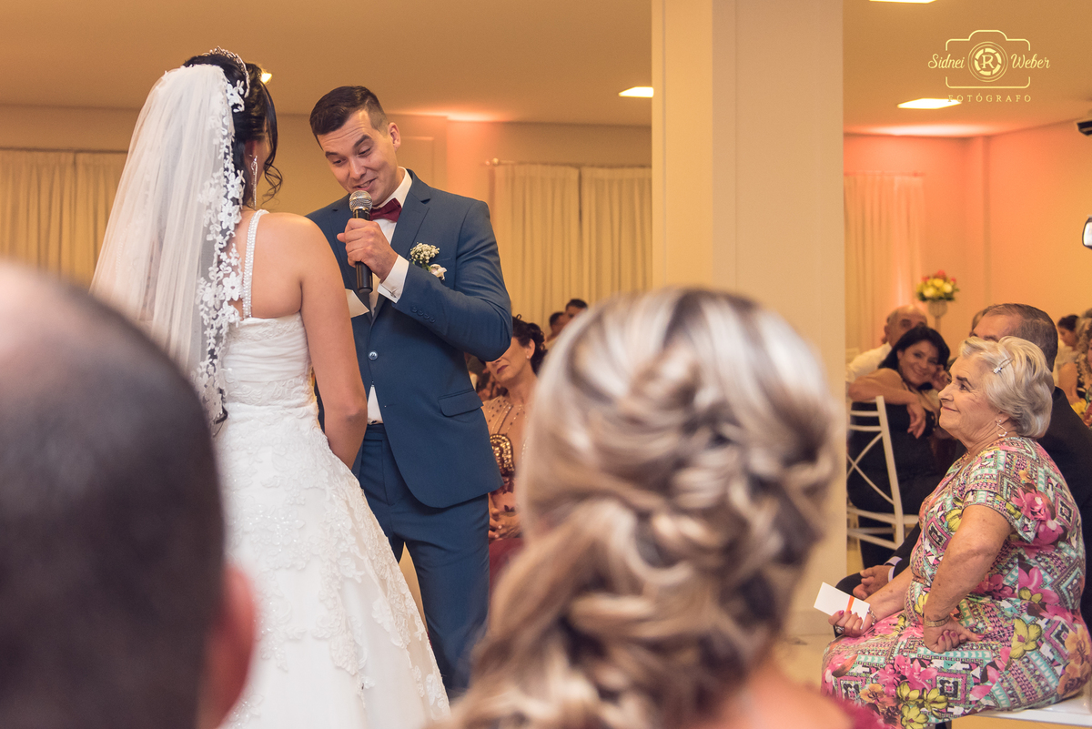 Declaração surpresa do noivo