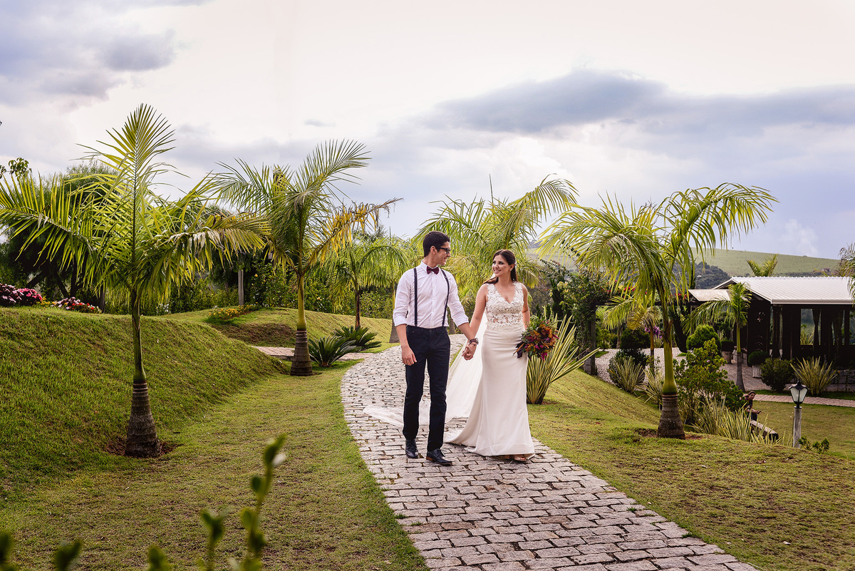 Momento em que vão para a capela 