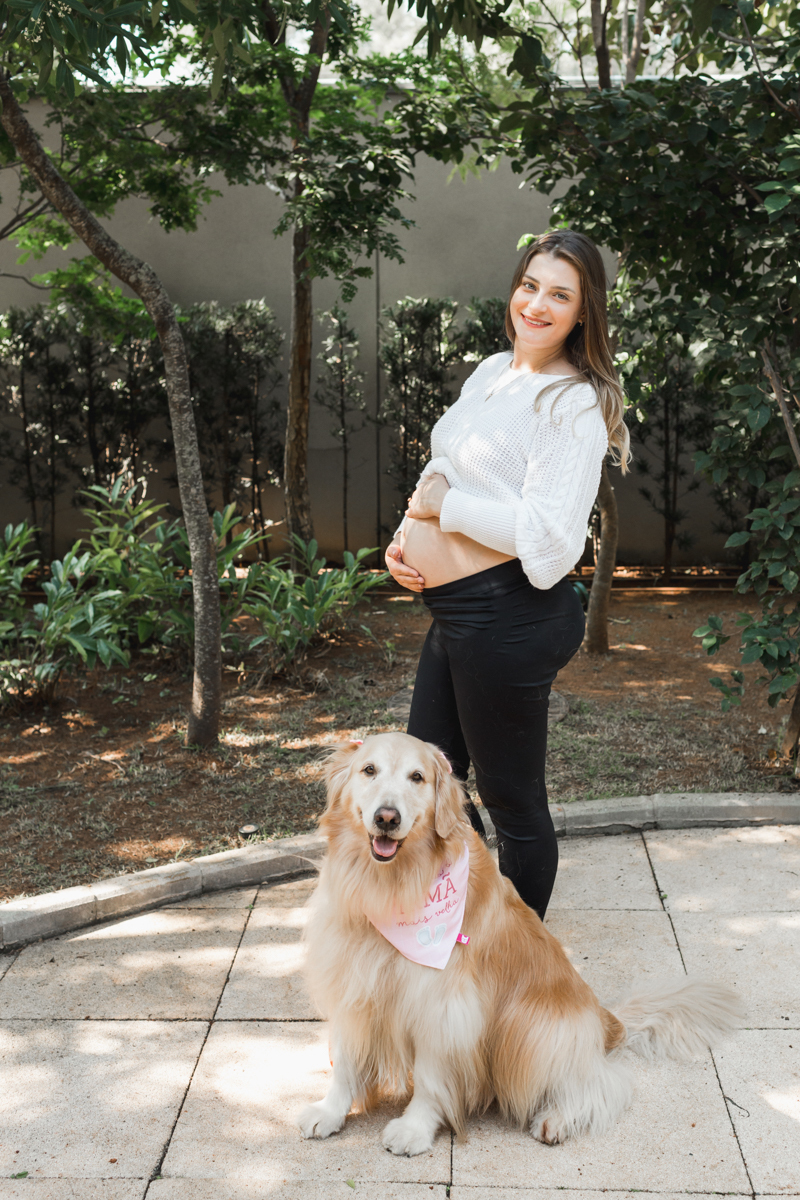 Ensaio Gestante com pet - Osasco