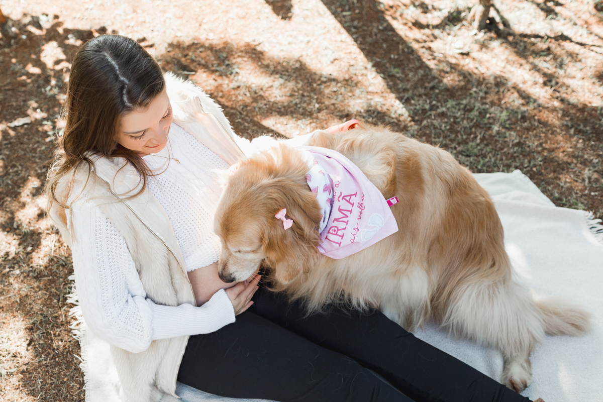Ensaio Gestante com pet - Osasco