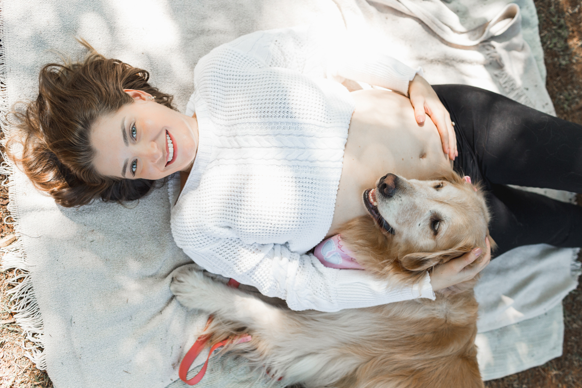 Ensaio Gestante com pet - Osasco