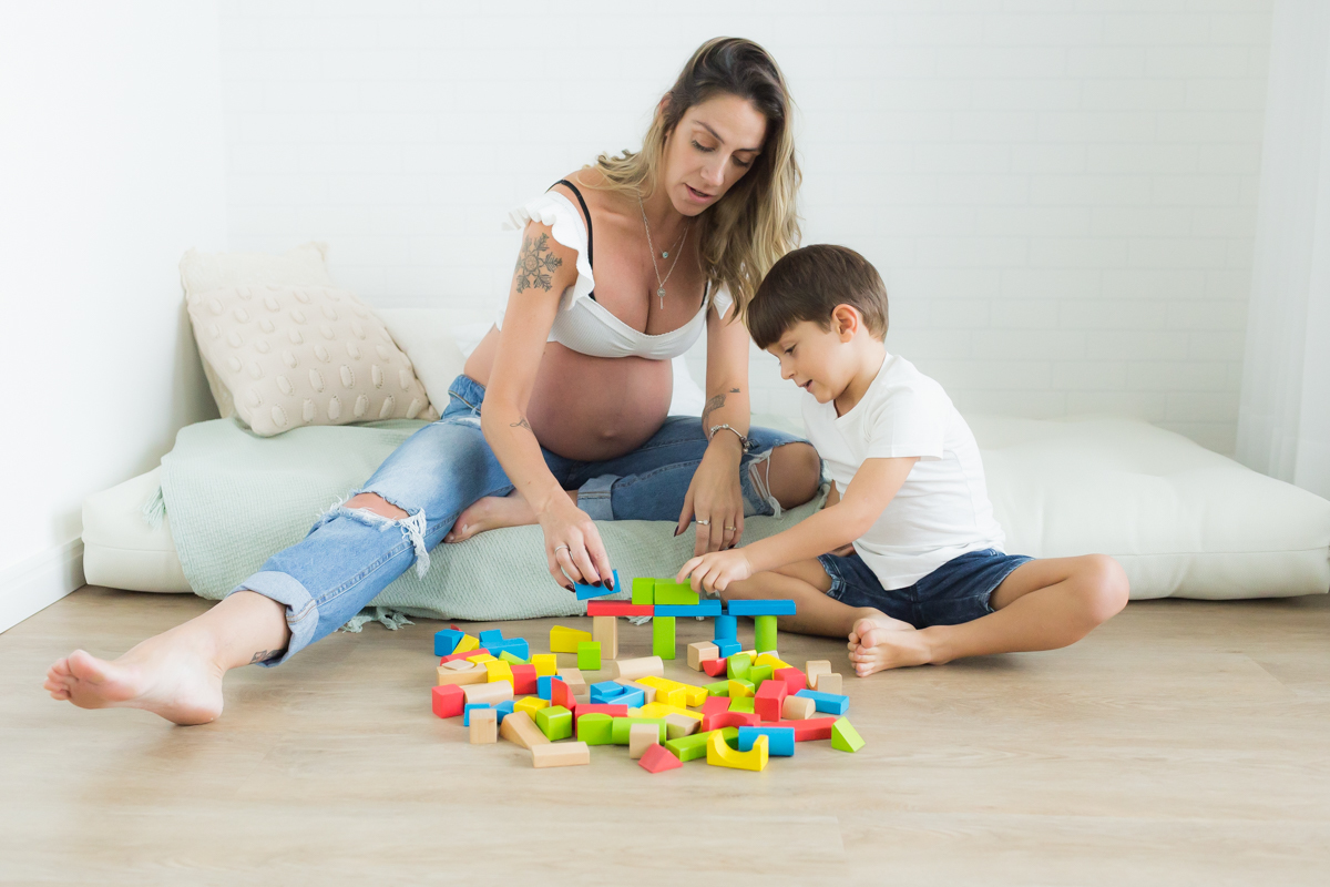 Ensaio Gestante em estúdio Osasco São Paulo