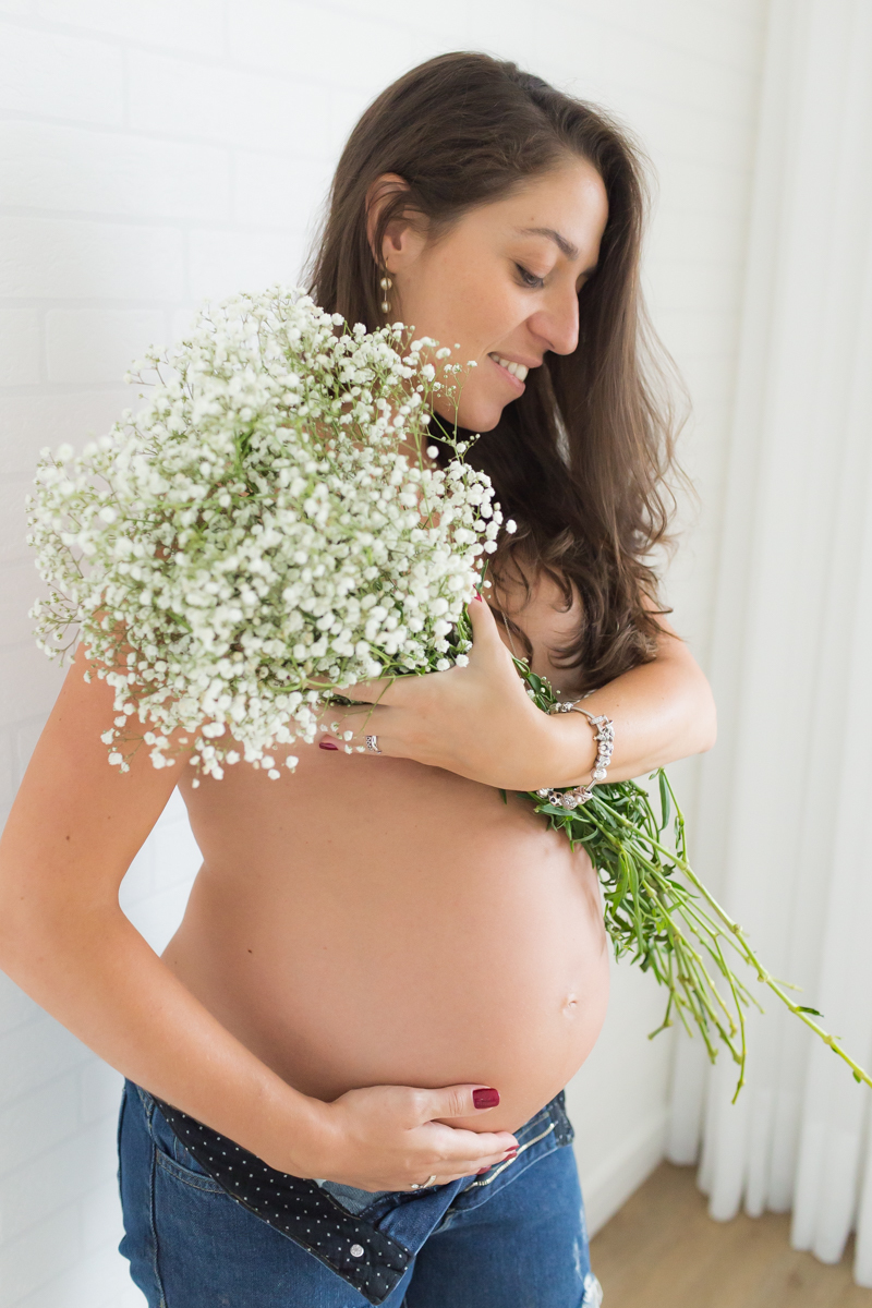 Ensaio Gestante em estúdio Osasco São Paulo