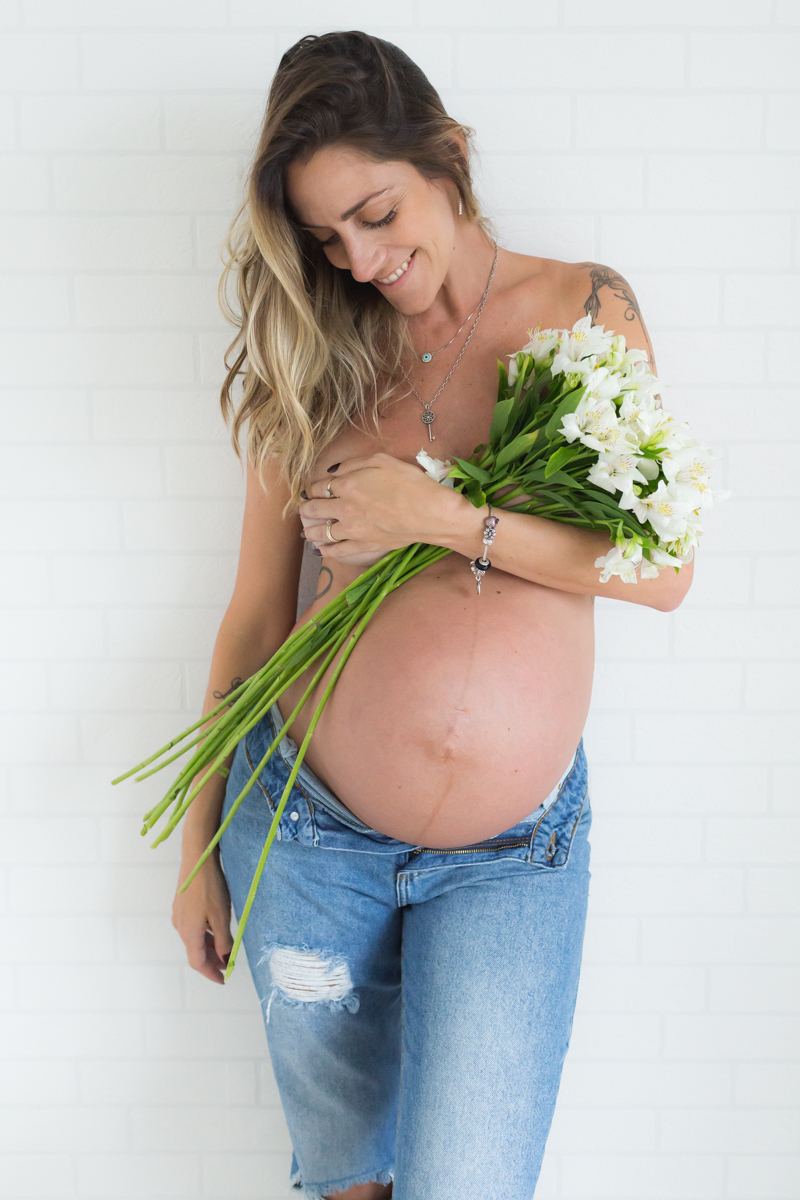 Ensaio Gestante em estúdio Osasco São Paulo