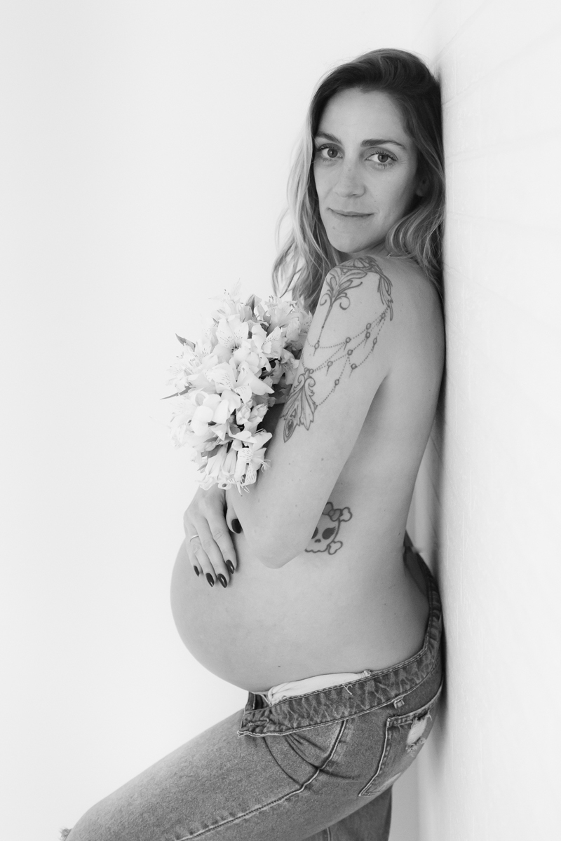 Ensaio Gestante em estúdio Osasco São Paulo