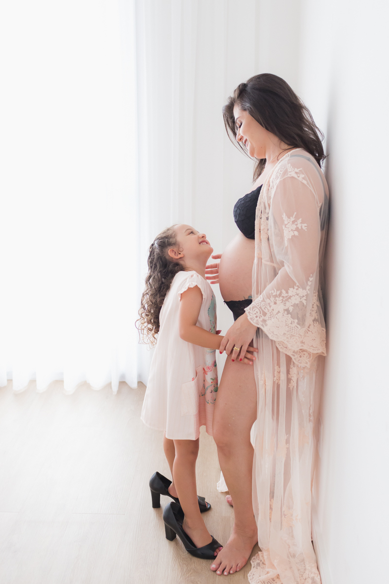 Ensaio Gestante em estúdio Osasco São Paulo