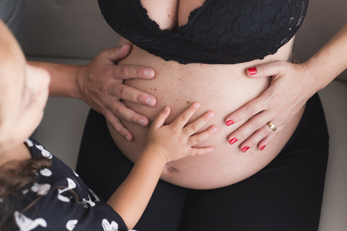 Ensaio Gestante em estúdio Osasco São Paulo