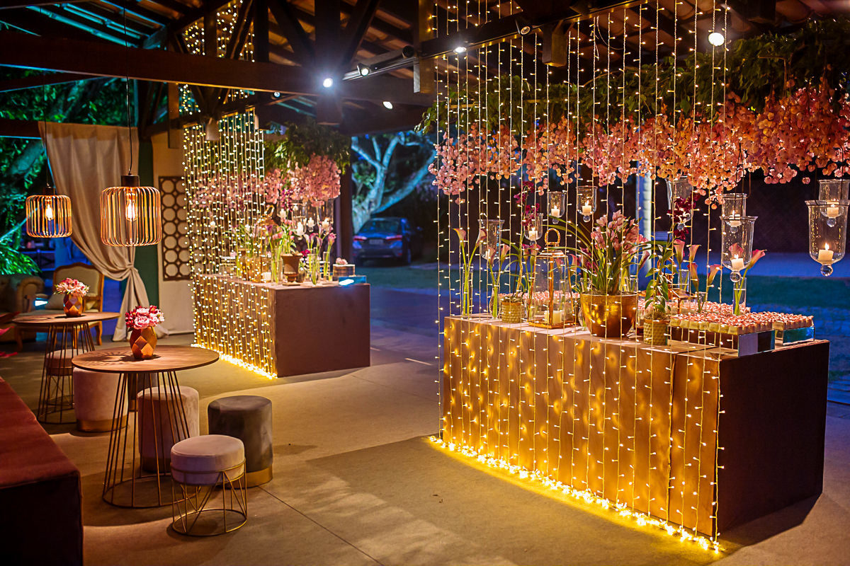 decoração com leds