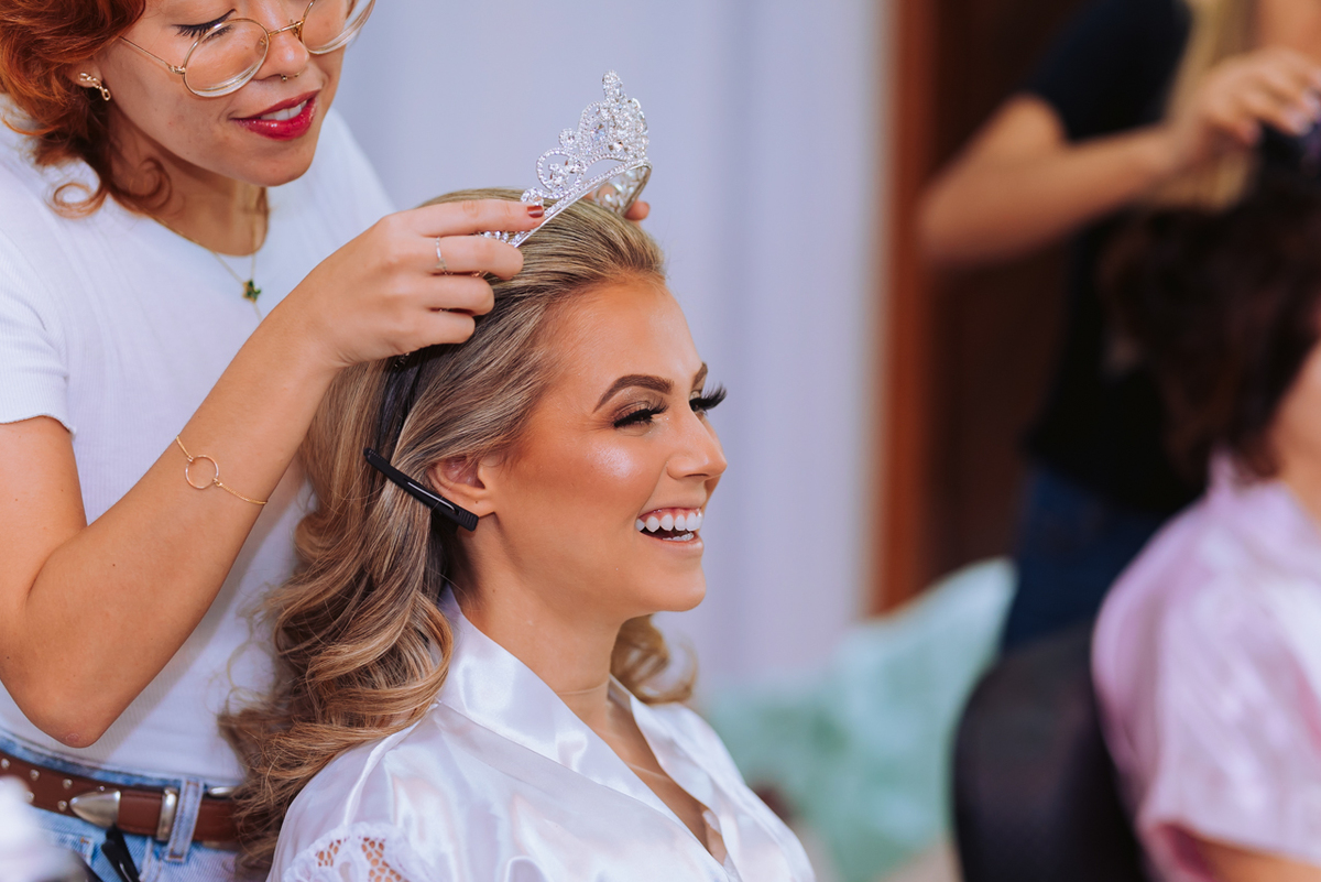 arrumação da noiva