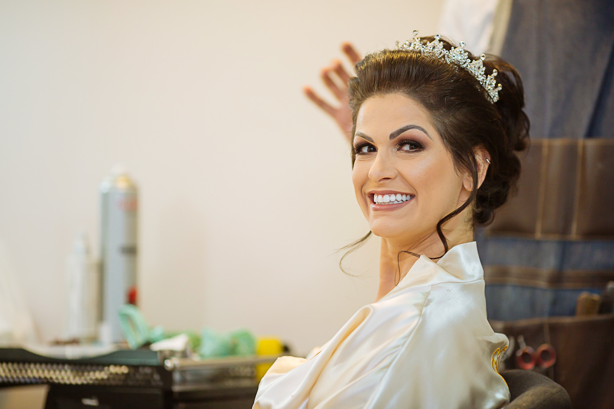 noiva no salão