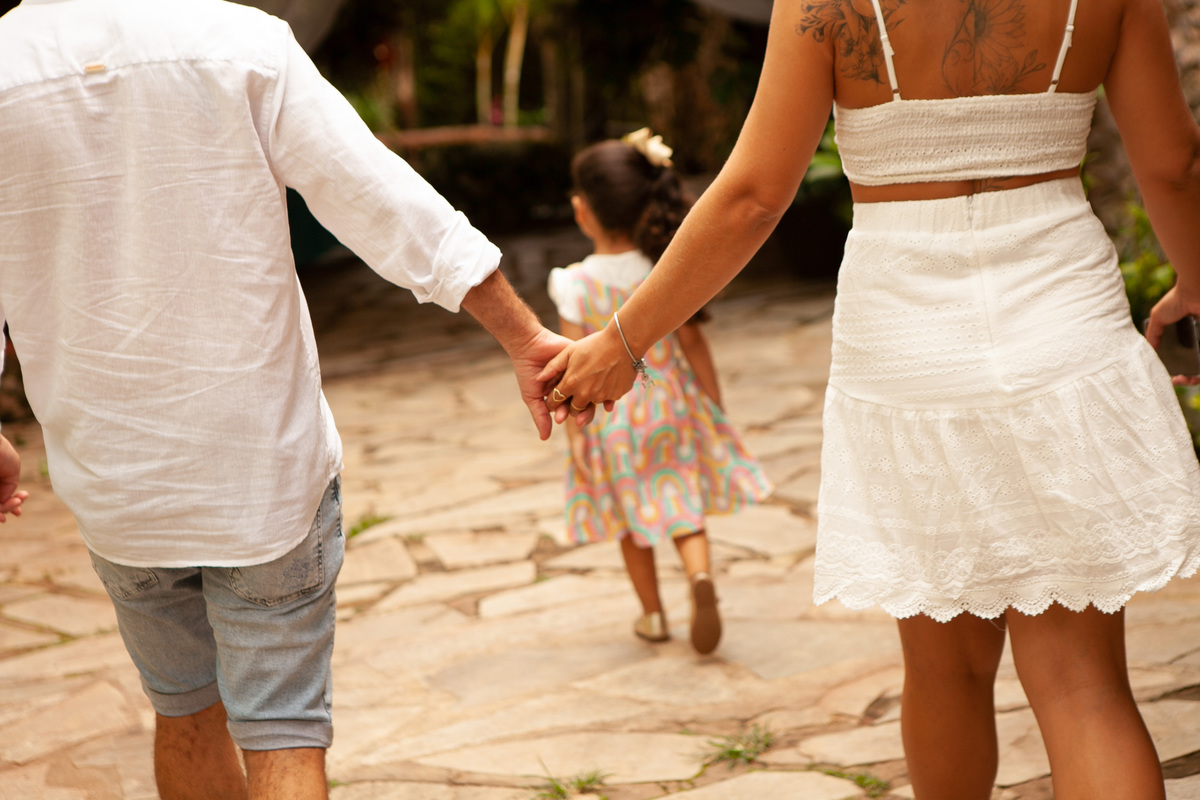 ensaio de família no campo  de Luna