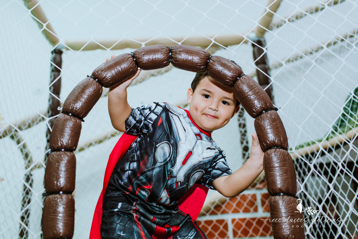 Aniversário Infantil Buffet Viva São Roque com Tema Super Heróis