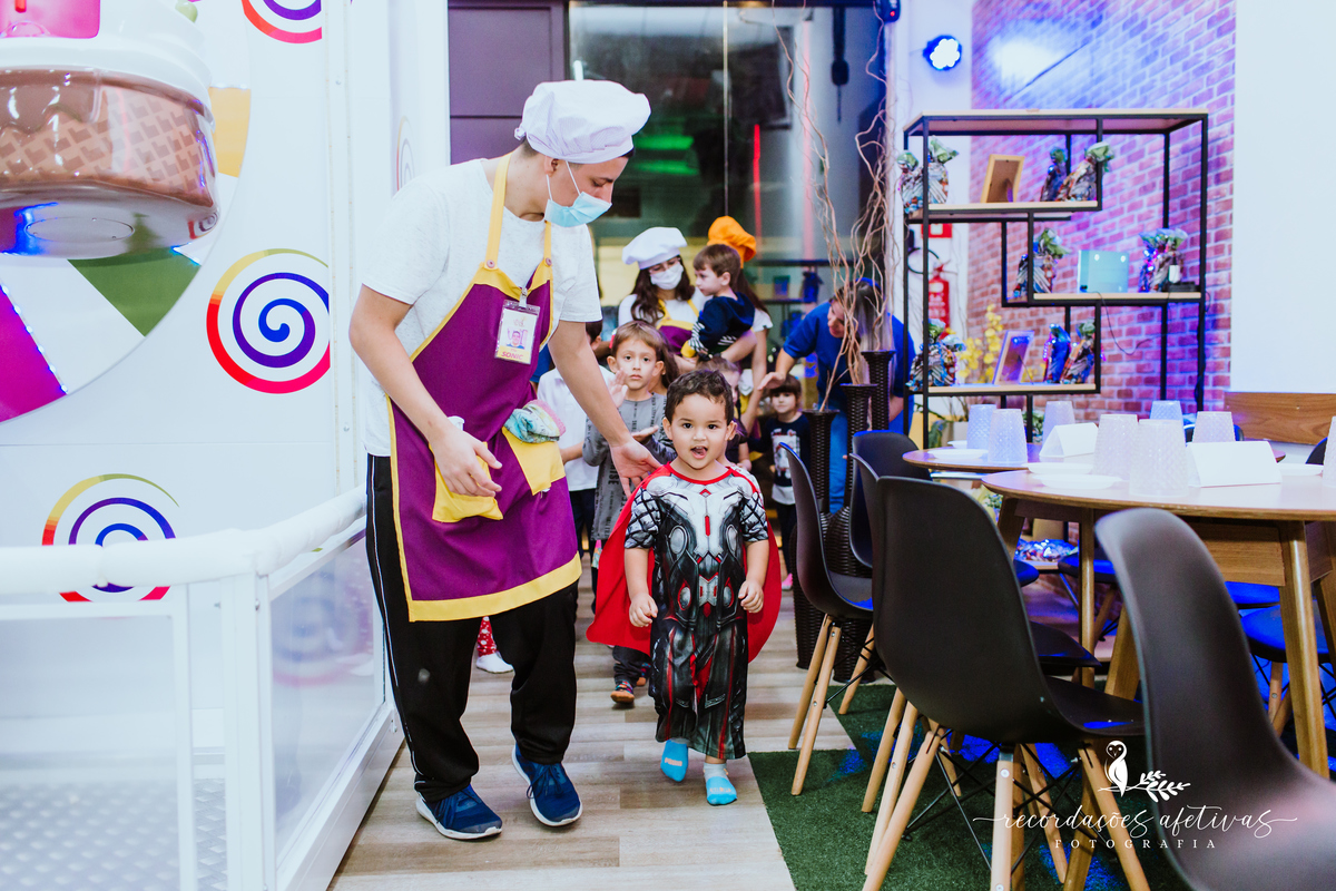 Aniversário Infantil Buffet Viva São Roque com Tema Super Heróis