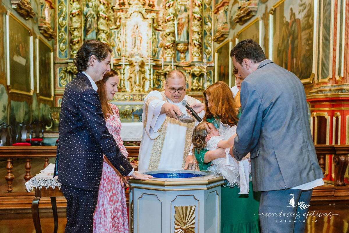 Batizado realizado na Igreja Nossa Senhora da Candelária em Itu