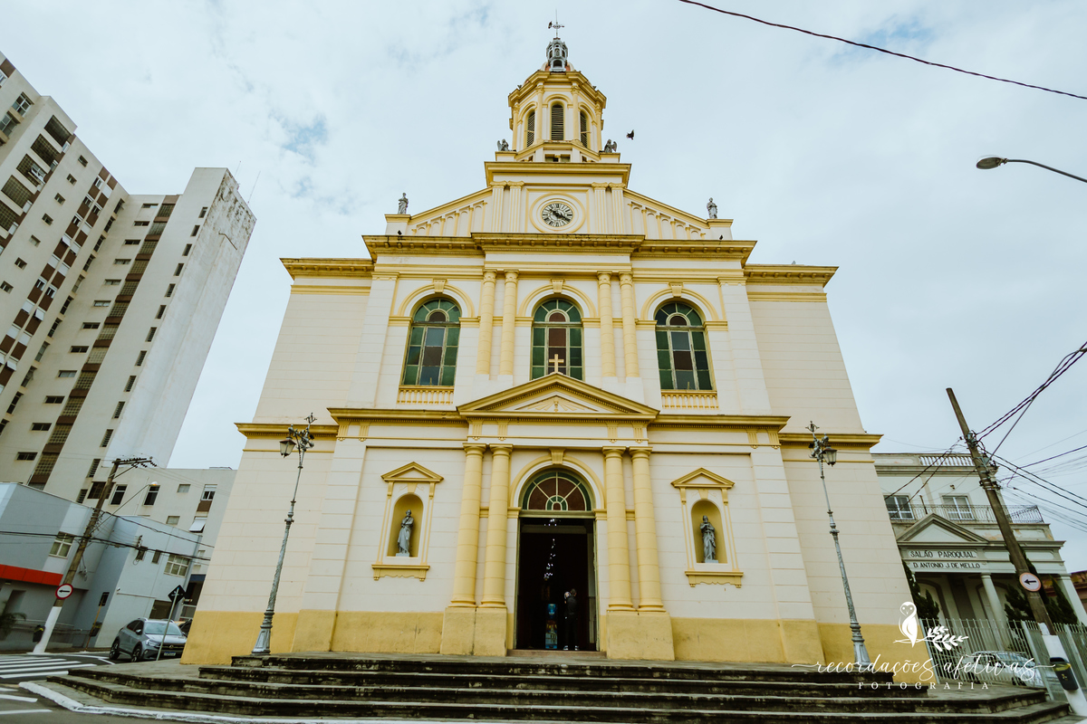 Batizado realizado na Igreja Nossa Senhora da Candelária em Itu