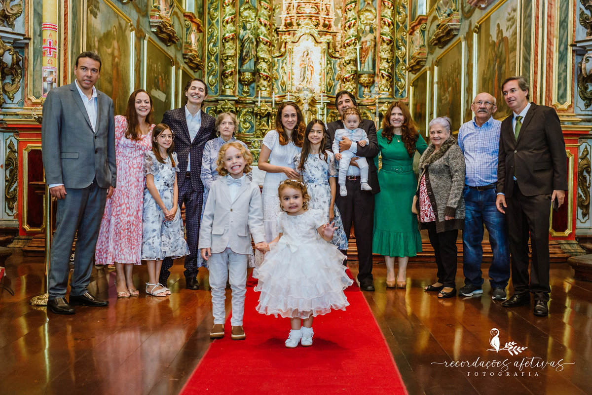 Batizado realizado na Igreja Nossa Senhora da Candelária em Itu