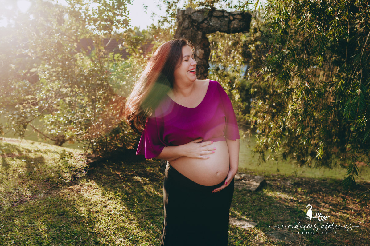 Ensaio Gestante realizado na cidade de São Roque