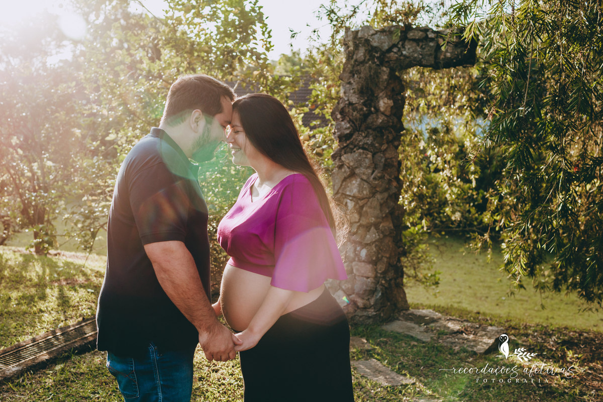 Ensaio Gestante realizado na cidade de São Roque