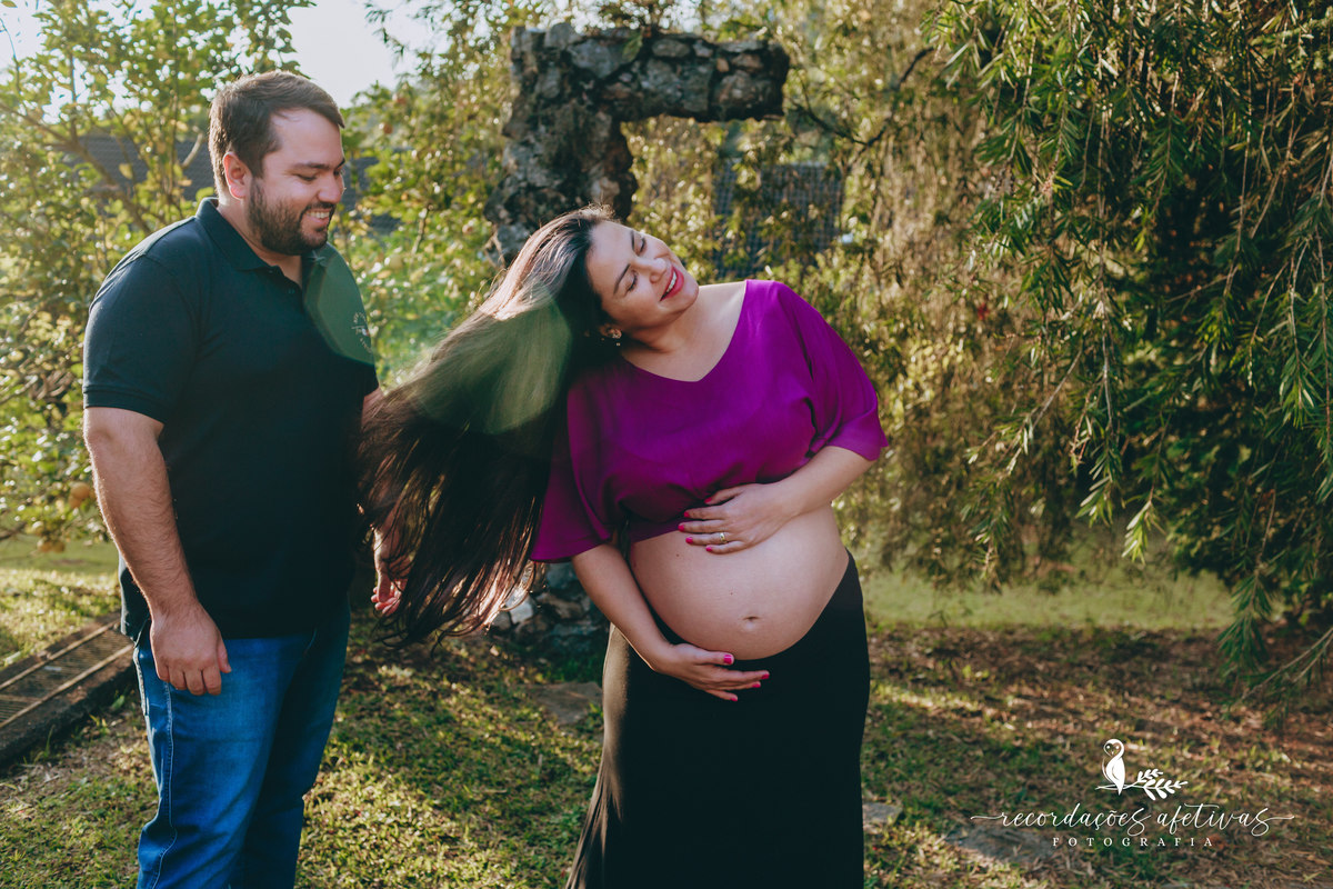 Ensaio Gestante realizado na cidade de São Roque