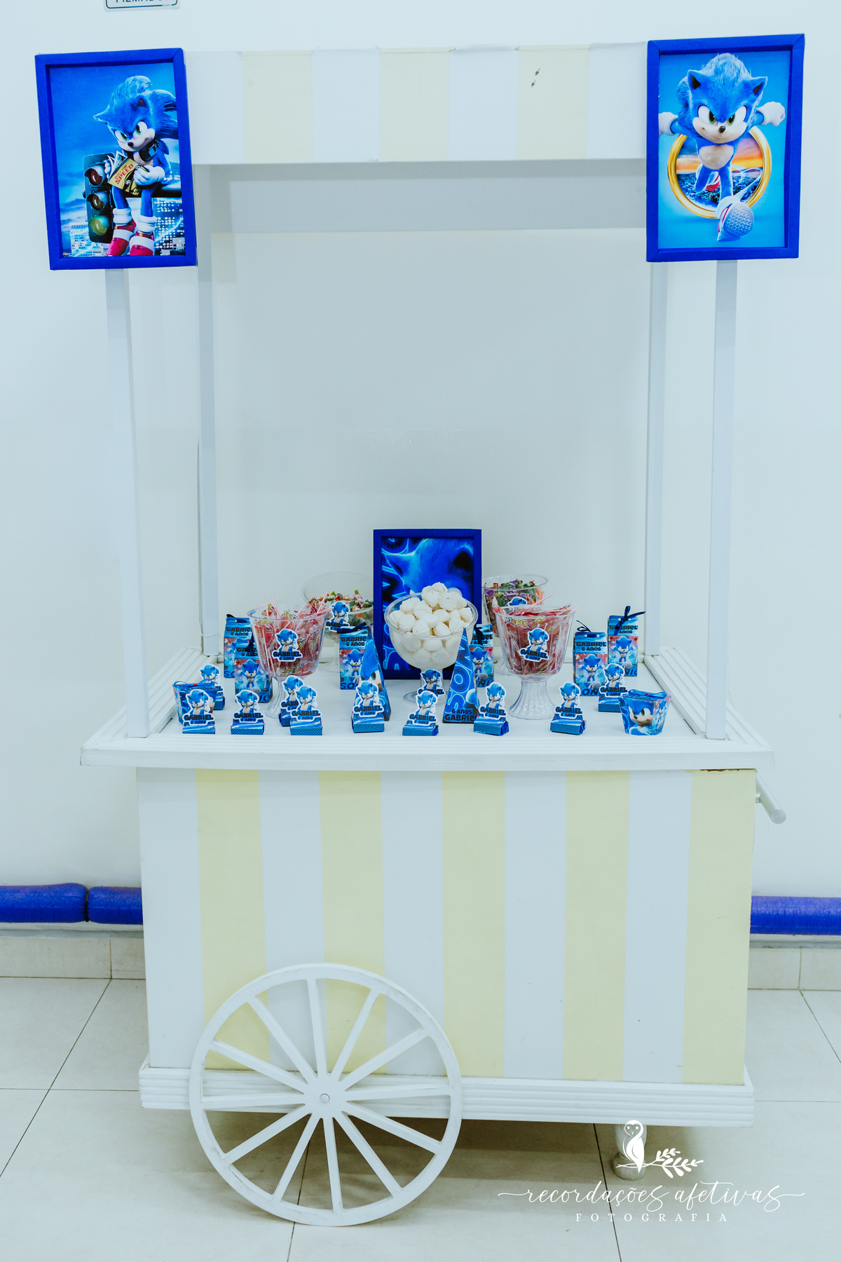 Aniversário Infantil com Tema Sonic Realizado no Espaço Play Buffet em Osasco