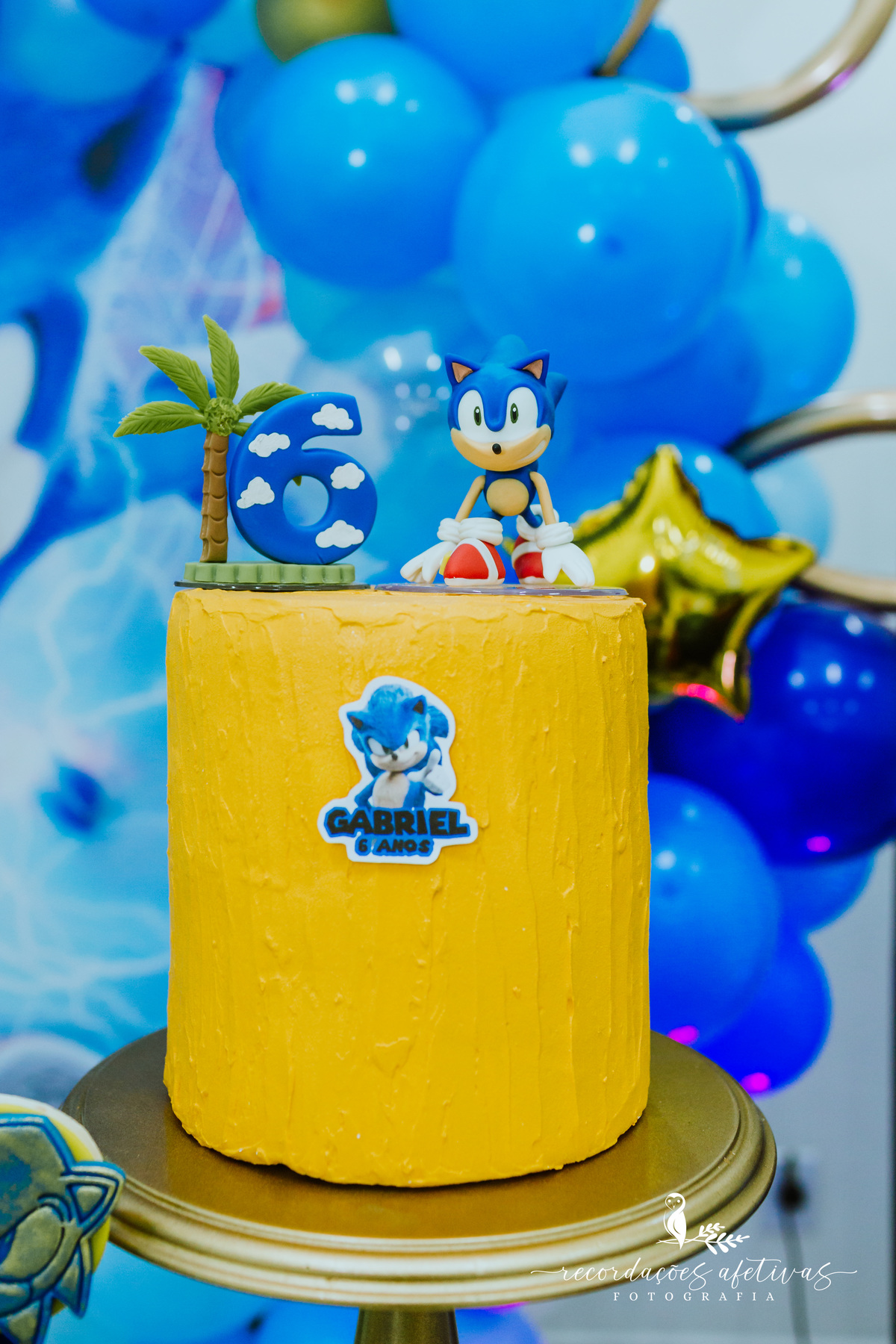 Aniversário Infantil com Tema Sonic Realizado no Espaço Play Buffet em Osasco