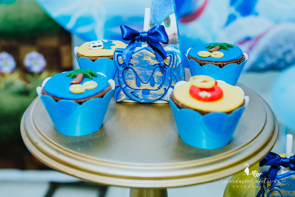 Aniversário Infantil com Tema Sonic Realizado no Espaço Play Buffet em Osasco