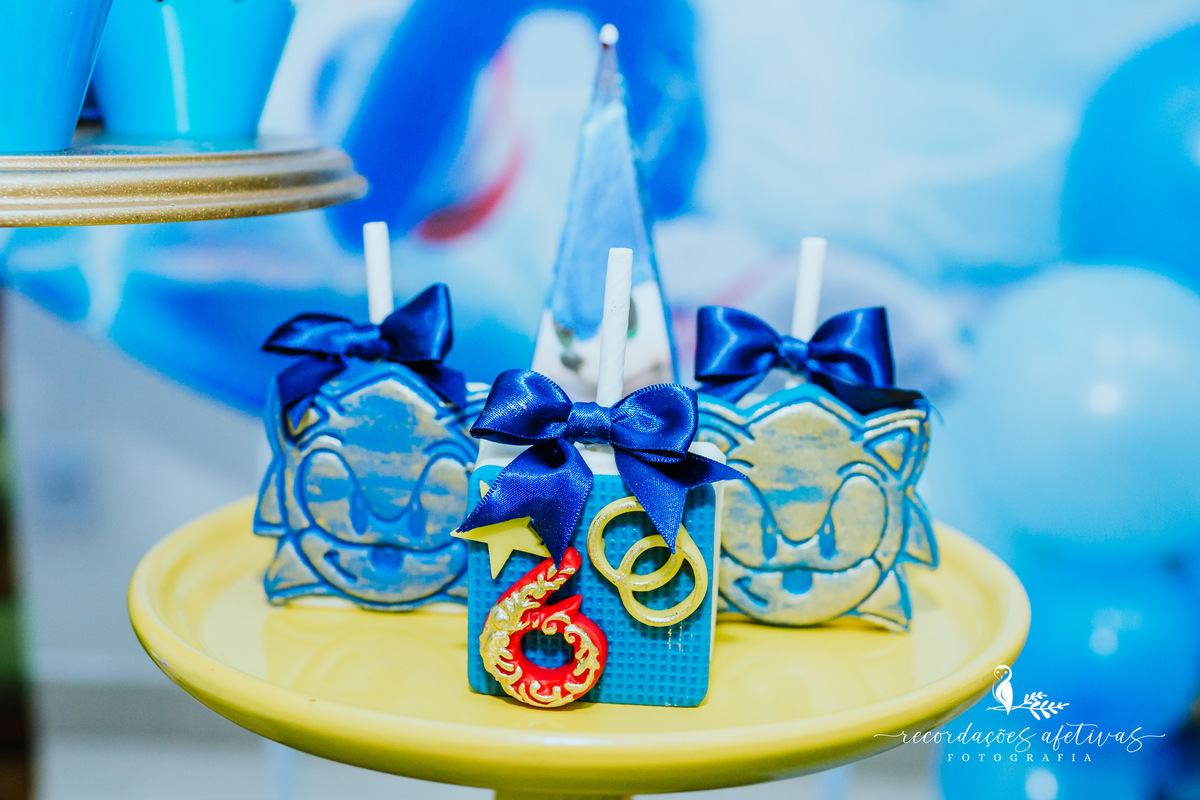 Aniversário Infantil com Tema Sonic Realizado no Espaço Play Buffet em Osasco