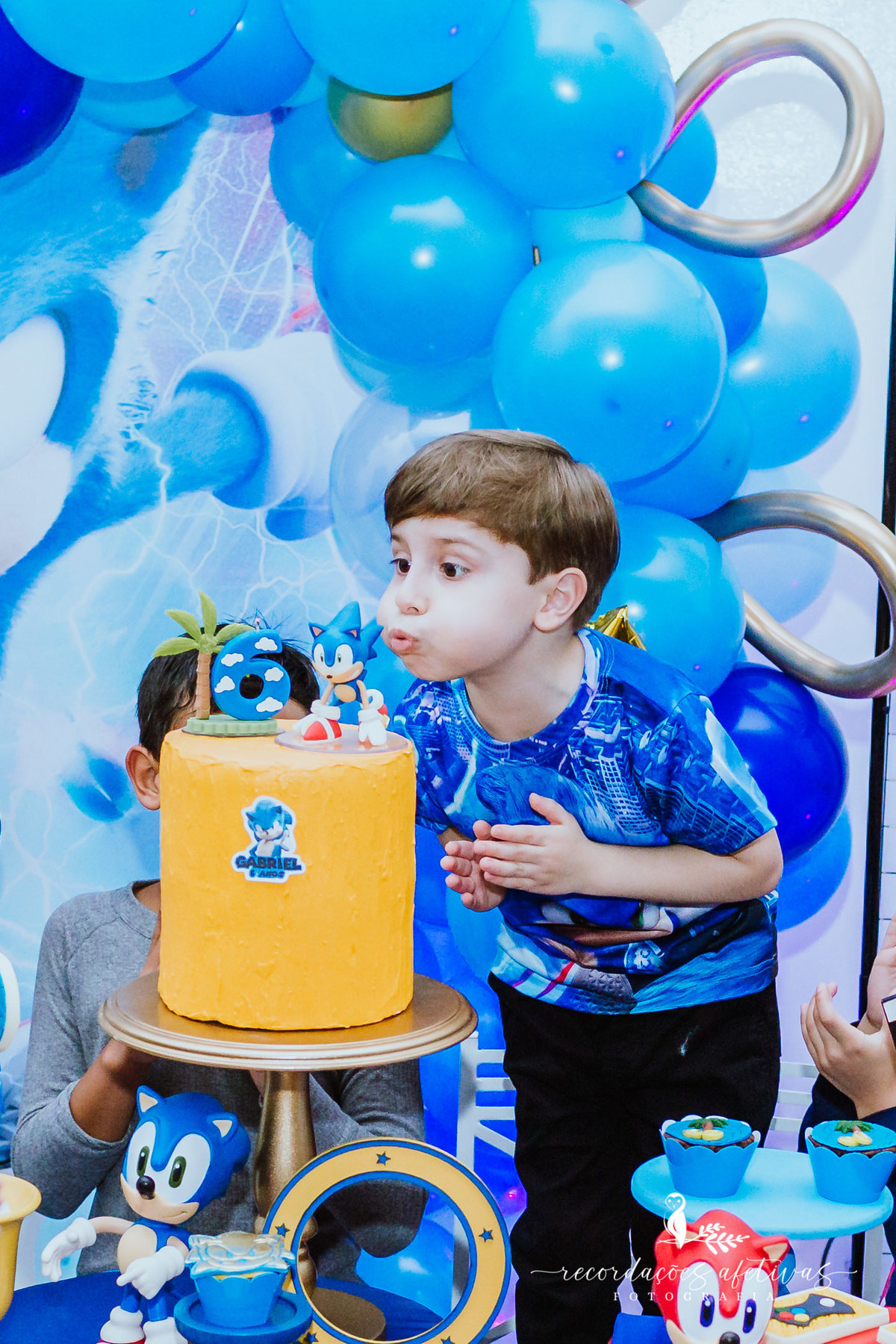 Aniversário Infantil com Tema Sonic Realizado no Espaço Play Buffet em Osasco