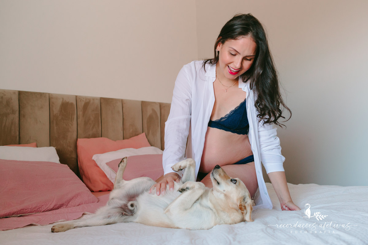 Ensaio Gestante Familia com Pet Realizado na cidade de São Roque