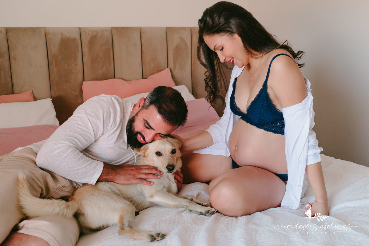 Ensaio Gestante Familia com Pet Realizado na cidade de São Roque