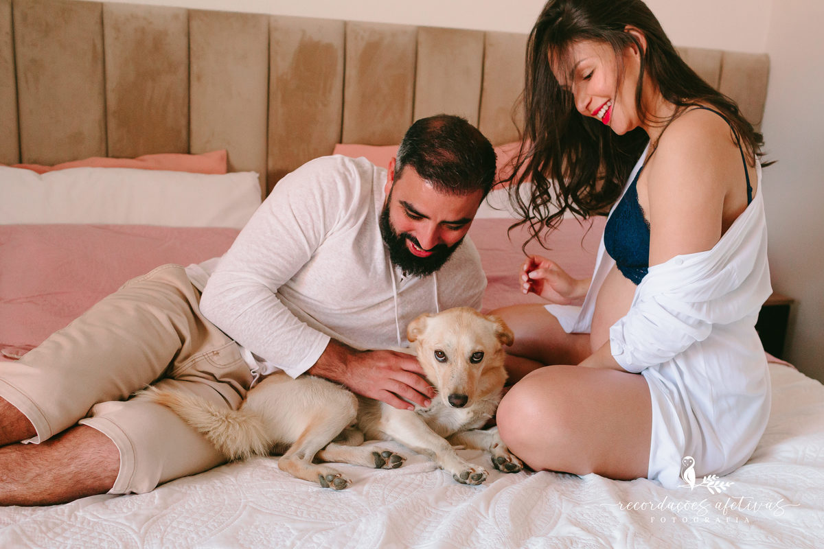 Ensaio Gestante Familia com Pet Realizado na cidade de São Roque