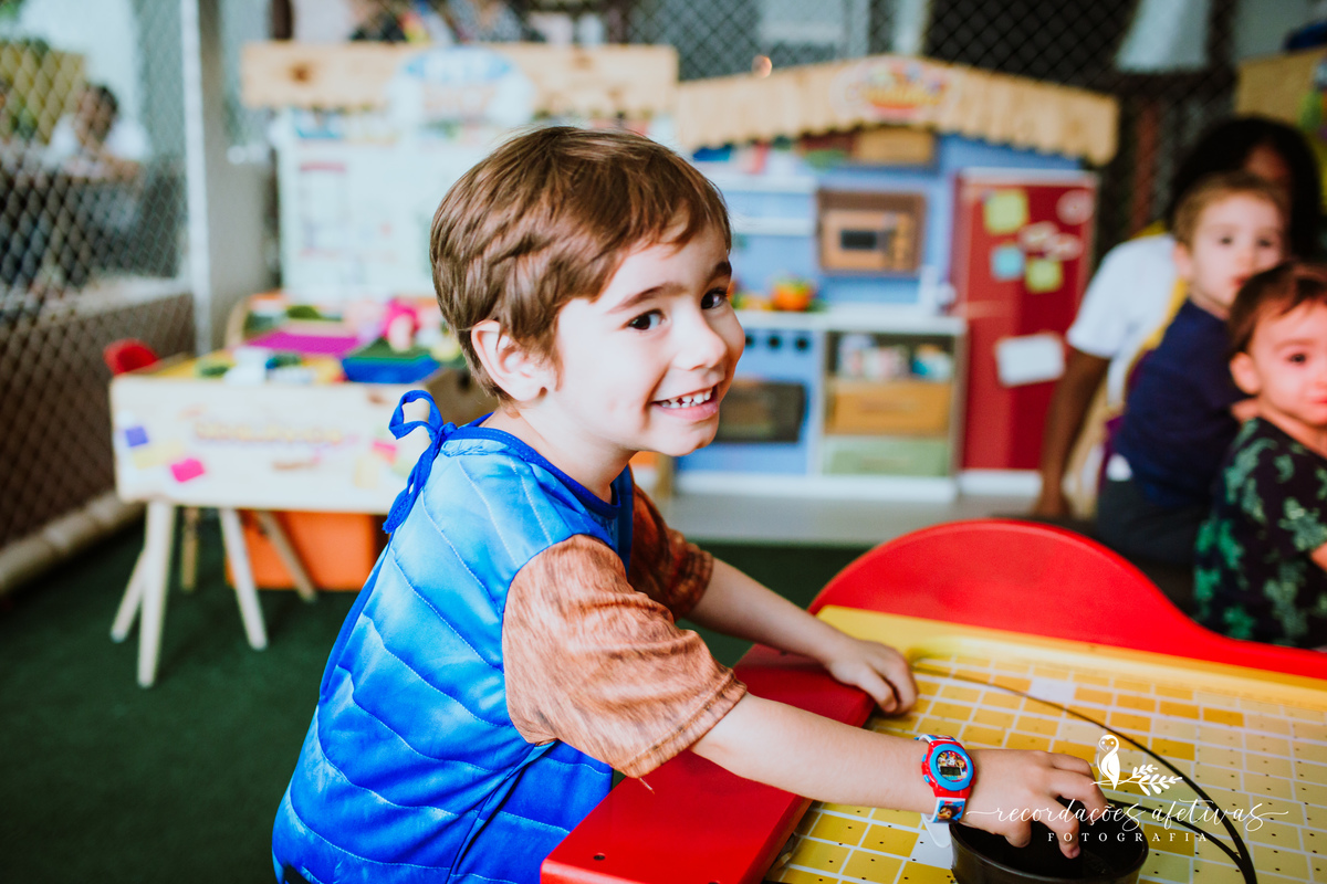 Aniversário Infantil com Tema Patrulha Canina realizado no Buffet Viva São Roque