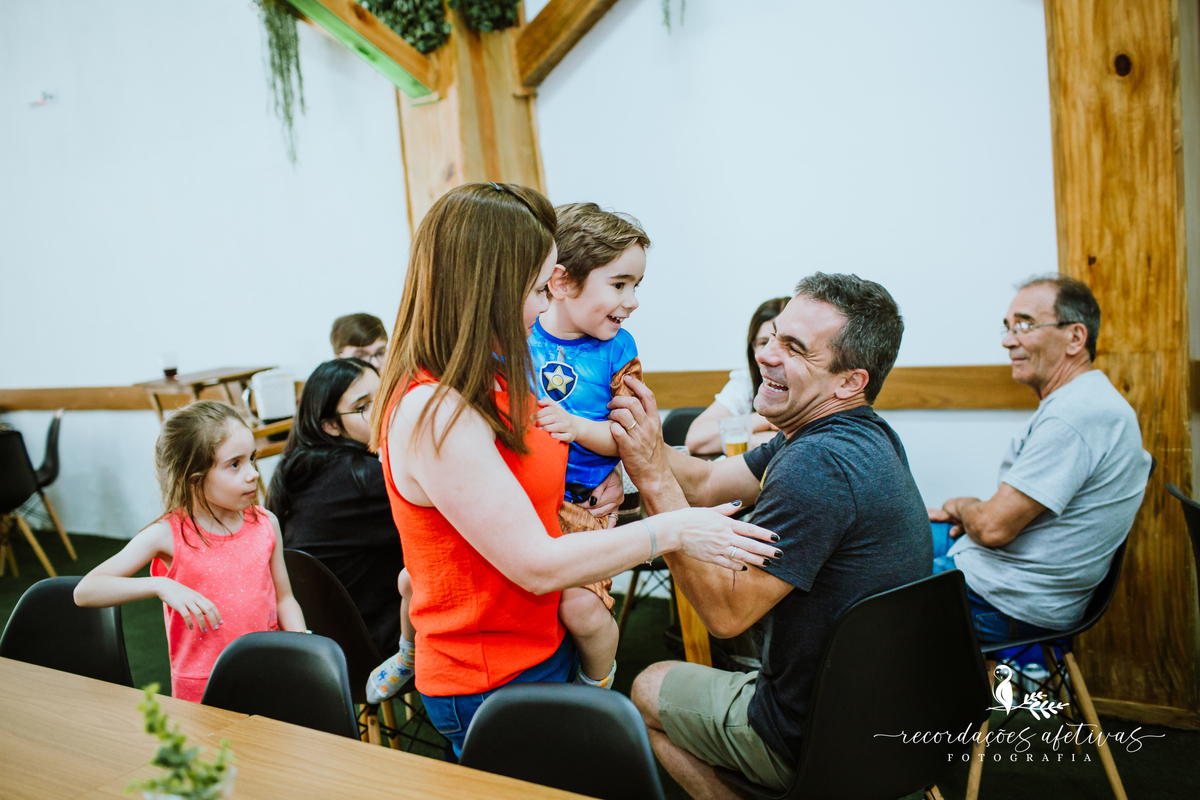 Aniversário Infantil com Tema Patrulha Canina realizado no Buffet Viva São Roque