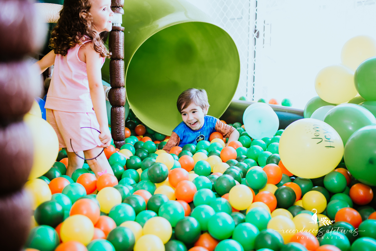 Aniversário Infantil com Tema Patrulha Canina realizado no Buffet Viva São Roque