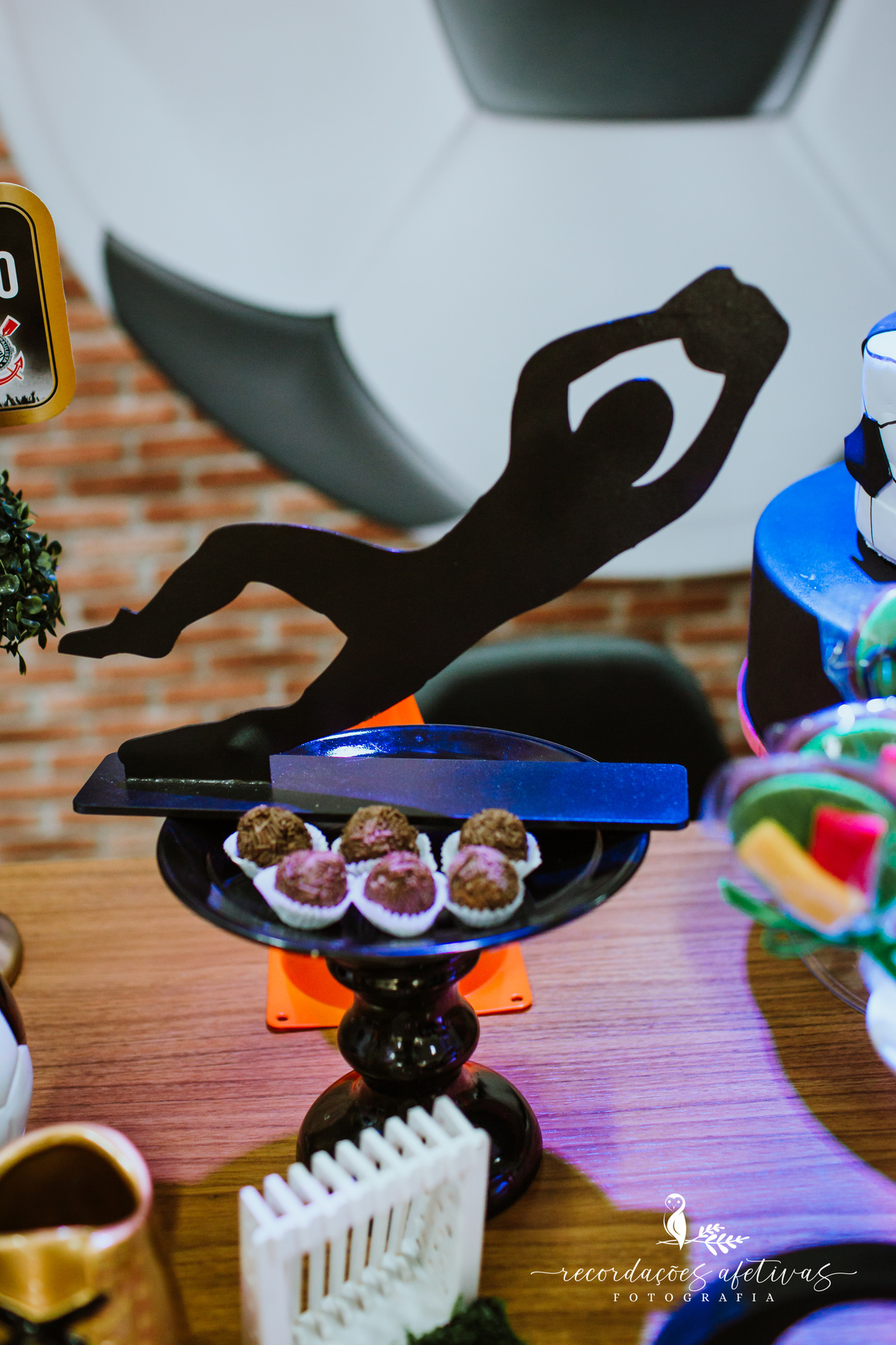 Aniversário Infantil com Tema Corinthians, realizado no Buffet Viva São Roque - SP