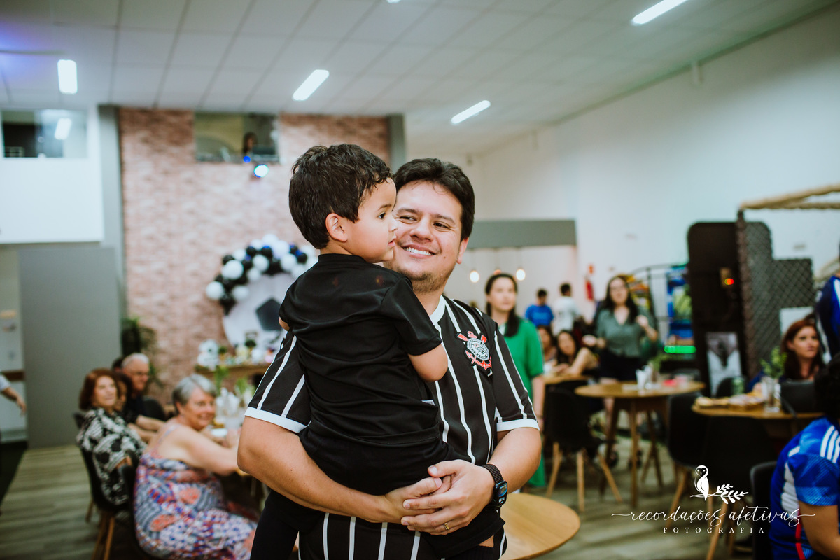 Aniversário Infantil com Tema Corinthians, realizado no Buffet Viva São Roque - SP