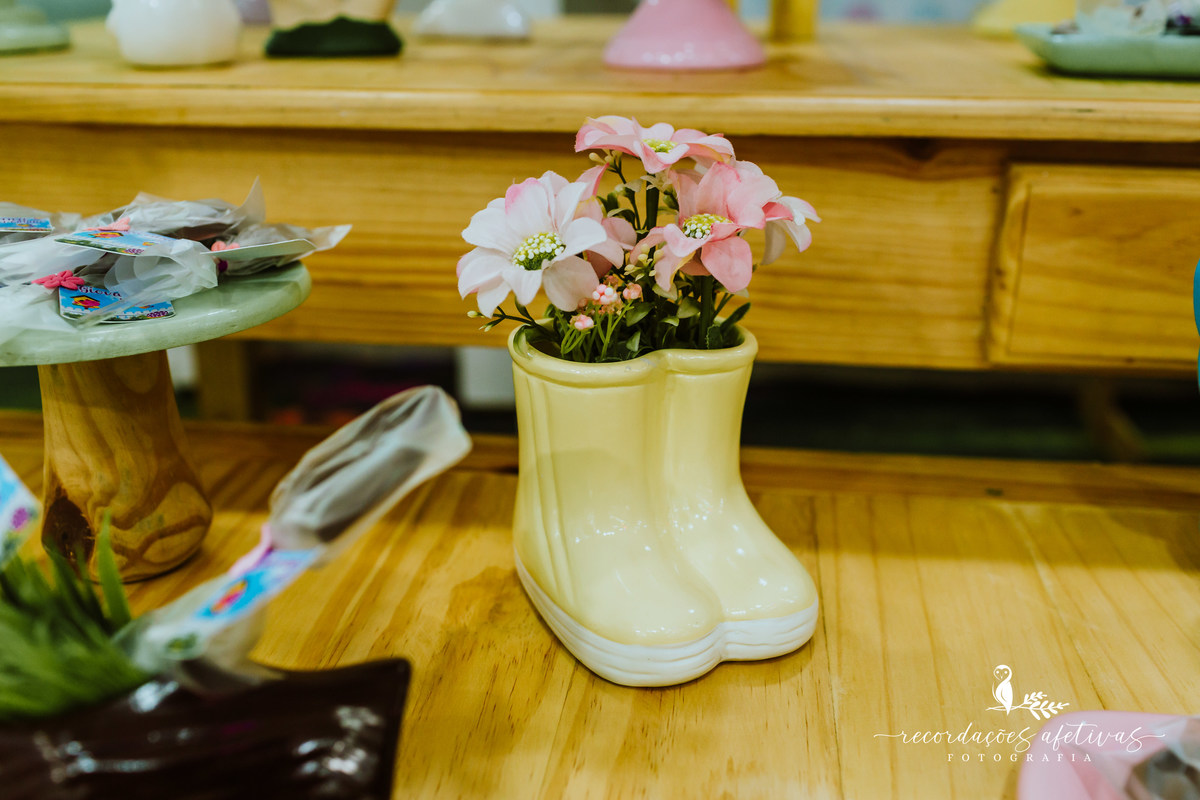 Aniversário de 1 Aninho com Tema Jardim Encantado realizado no Buffet Espaço Auê, em Santana, SP