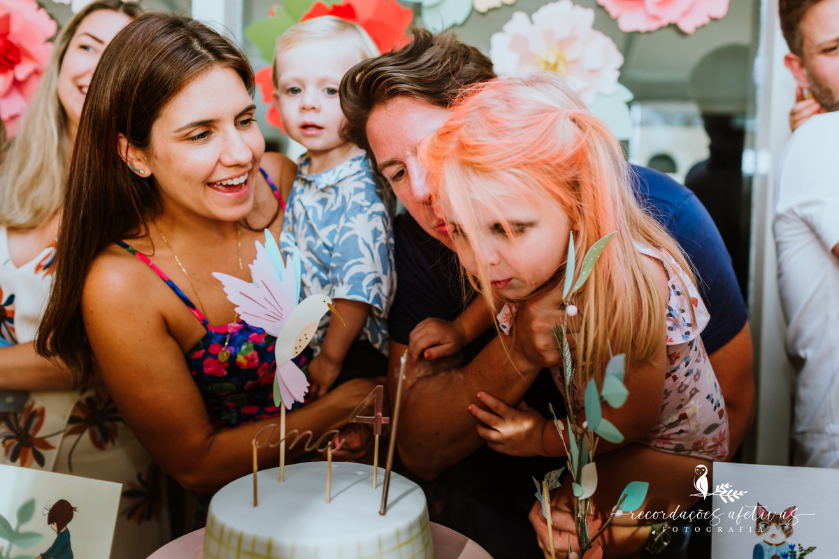 Aniversário Infantil com Tema Jardim Encantado realizado em Mairinque - SP
