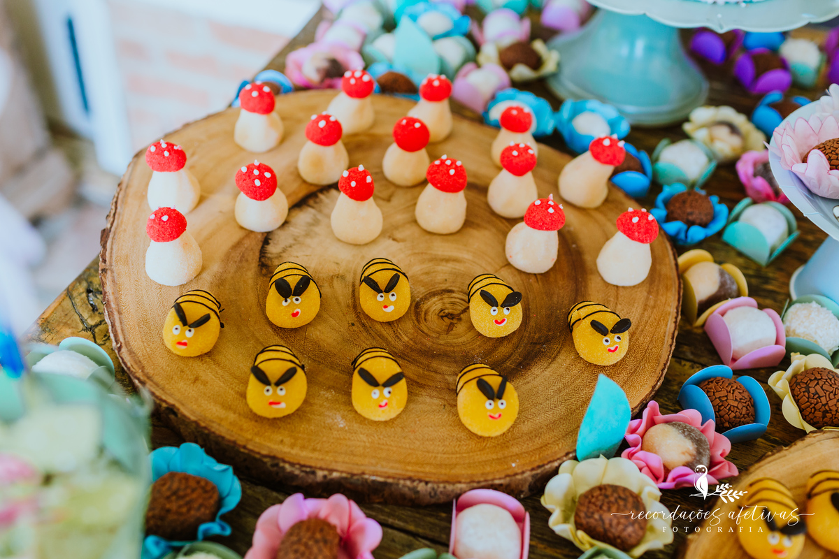 Aniversário Infantil com Tema Jardim Encantado realizado em Mairinque - SP