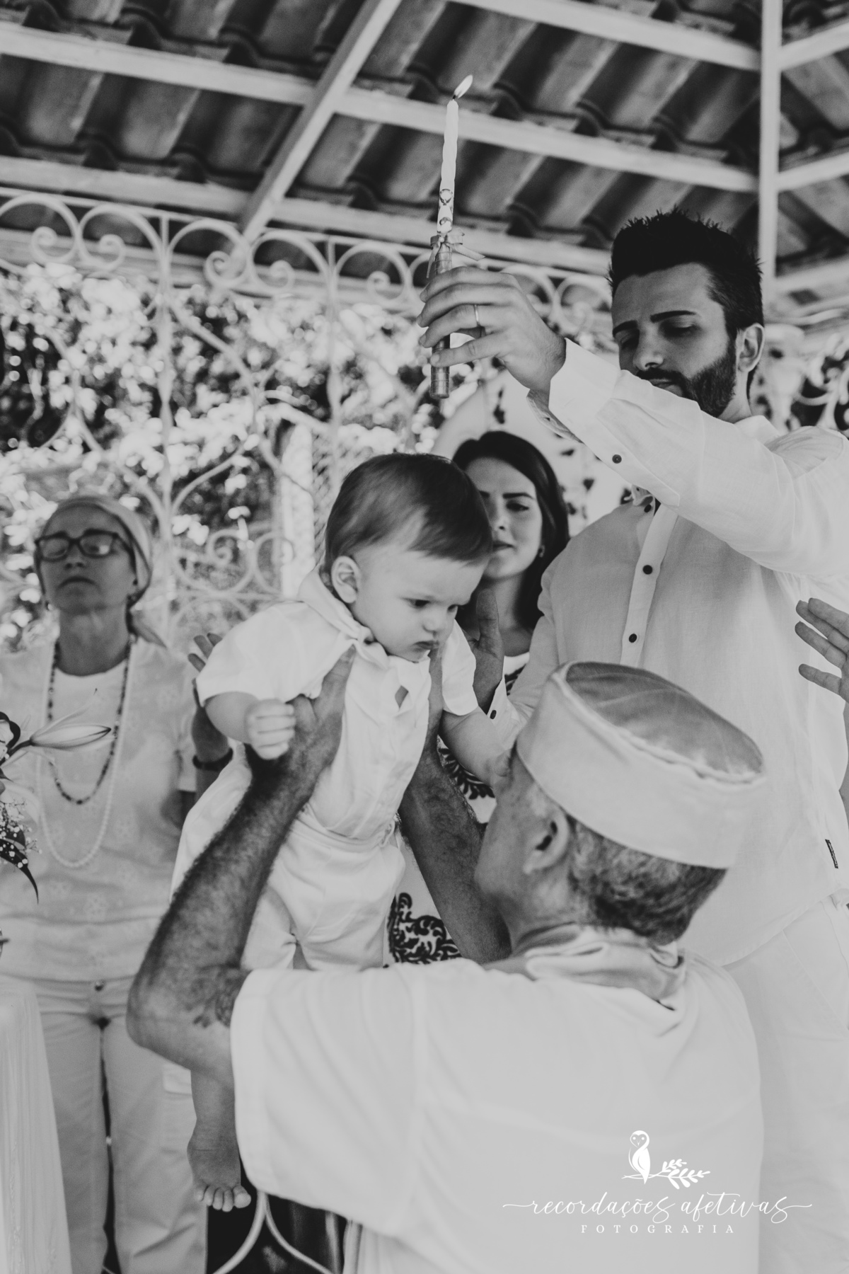 Batizado na Umbanda, realizado no Patrimonio do Carmo, em São Roque - SP