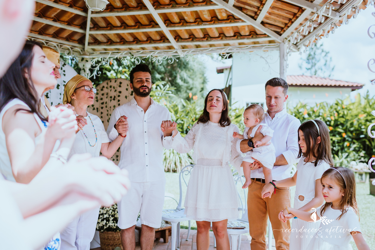 Batizado na Umbanda, realizado no Patrimonio do Carmo, em São Roque - SP
