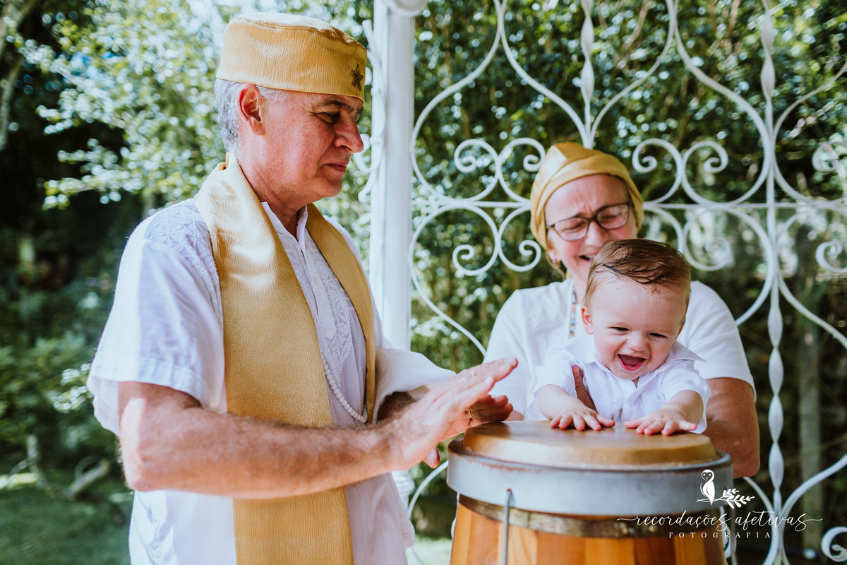 Batizado na Umbanda, realizado no Patrimonio do Carmo, em São Roque - SP