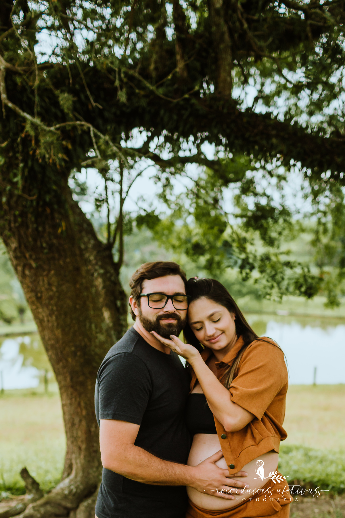 Ensaio Gestante com Animais realizado em São Roque - SP
