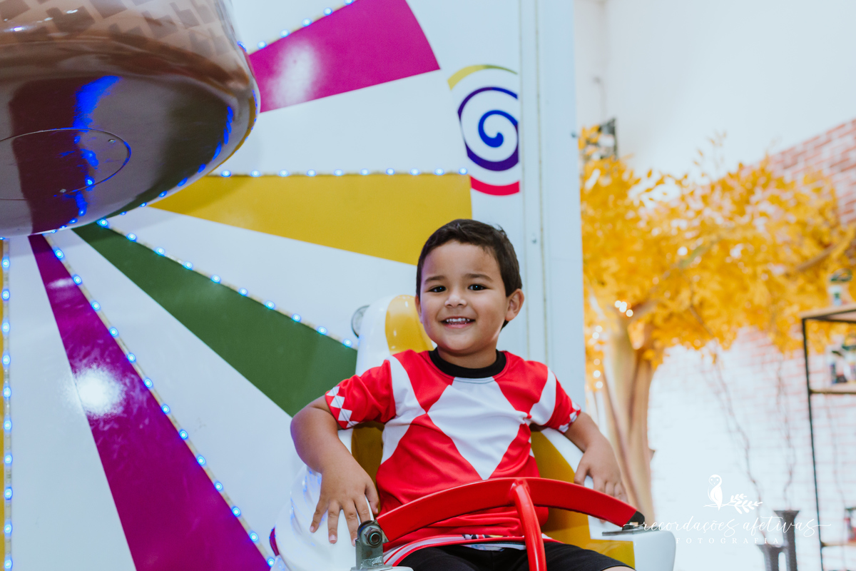 Aniversário Infantil com Tema Power Rangers realizado no Buffet Viva São Roque