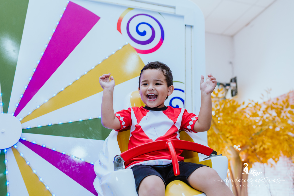 Aniversário Infantil com Tema Power Rangers realizado no Buffet Viva São Roque
